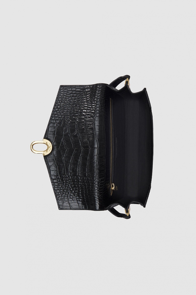 Handbags Anine Bing Colette Bag Noir Femme | LHM-0444136